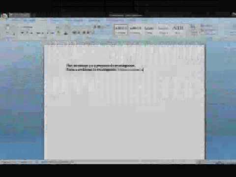 Como escribir un ensayo. Parte 1/5