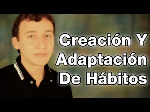 Creación y adaptación de hábitos