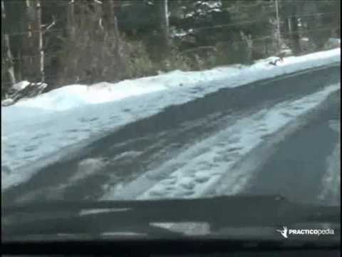 Como conducir con hielo