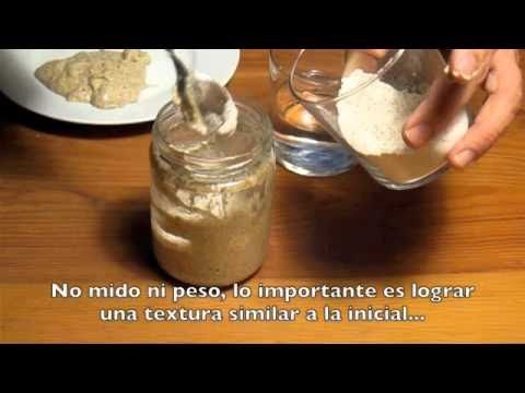 Como hacer una masa madre