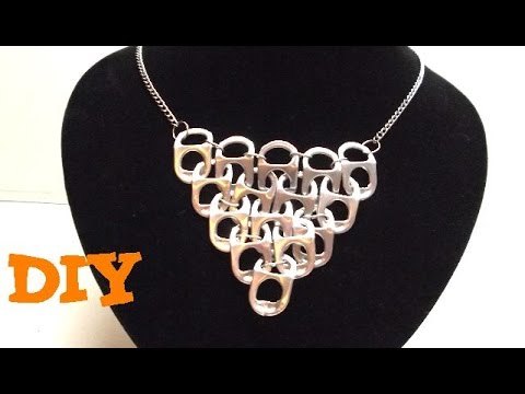 Gargantilla de anillas de lata