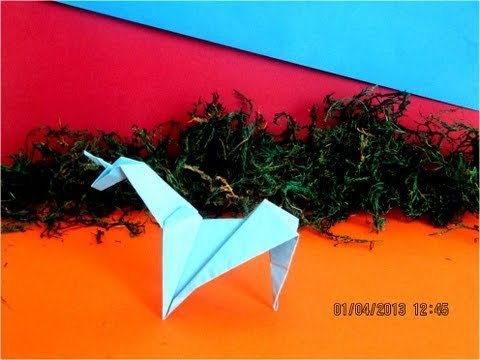 Unicornio de papel