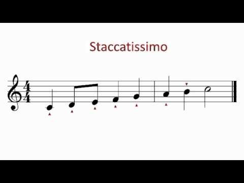 Música: Signos de articulación