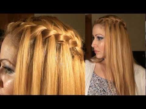 Como hacer una trenza de cascada