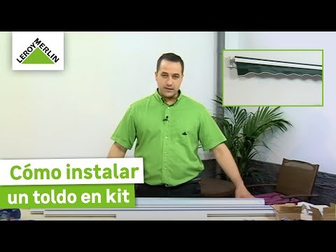 Como instalar un toldo en kit
