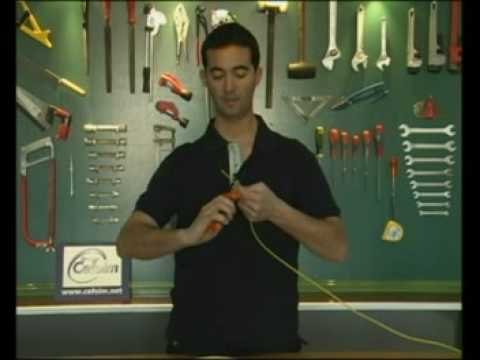 Como utilizar una guía para pasar cables