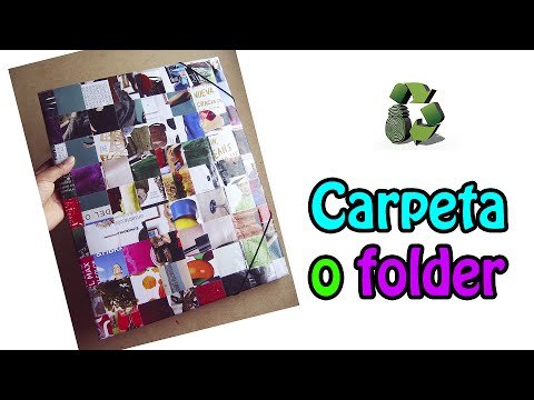 Como hacer una carpeta escolar