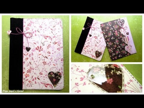 Como decorar una libreta en espiral