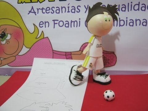 Como hacer un fofucho futbolista