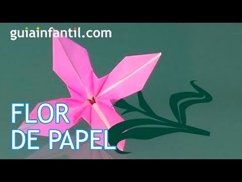 Origami: Como hacer un flor de papel