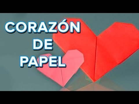 Origami: Como hacer un corazón de papel