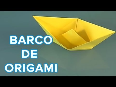Origami: Como hacer un barco de papel