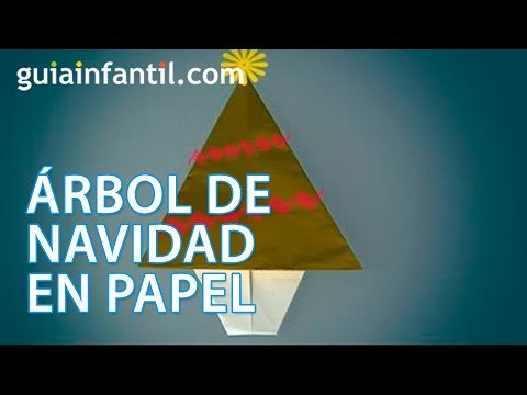 Origami: Árbol de Navidad