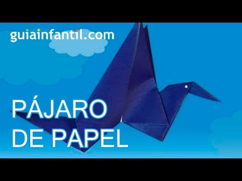 Origami: Pájaro de papel