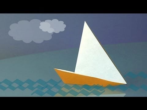 Origami: Velero de papel