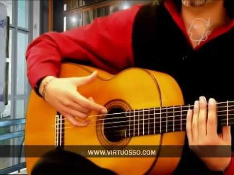 Técnicas de guitarra flamenca: Rasgueo de abanico