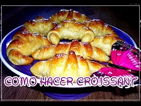 Como hacer croissants