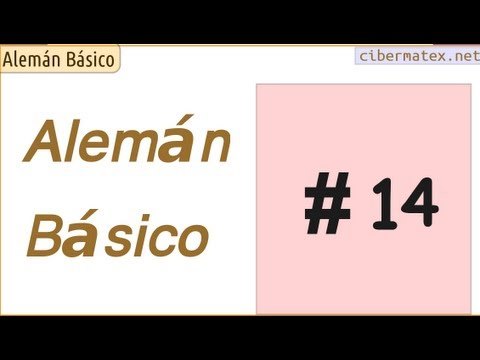 Alemán básico. Lección 14