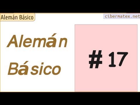 Alemán básico. Lección 17