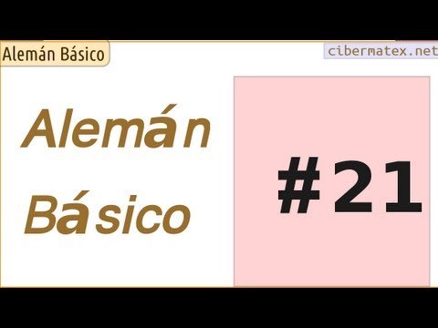 Alemán básico. Lección 21