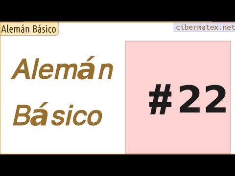 Alemán básico. Lección 22
