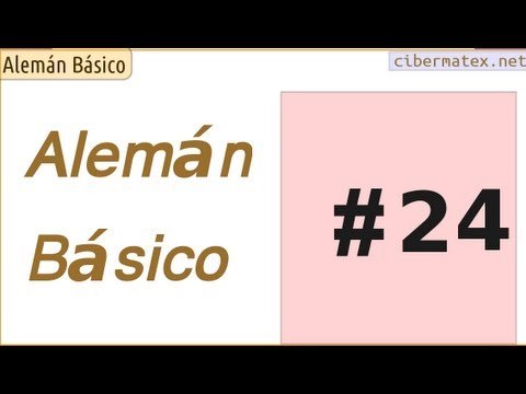 Alemán básico. Lección 24