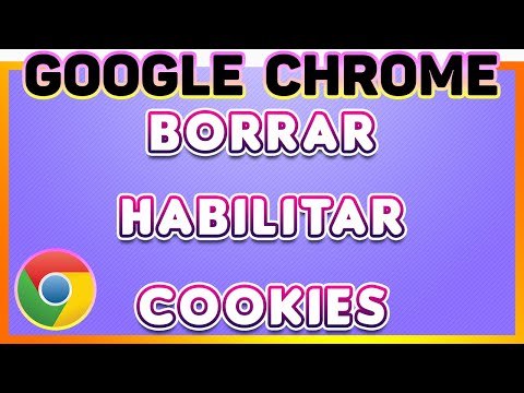 Como habilitar las cookies en Google Chrome