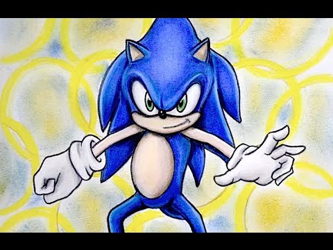 Como dibujar a Sonic