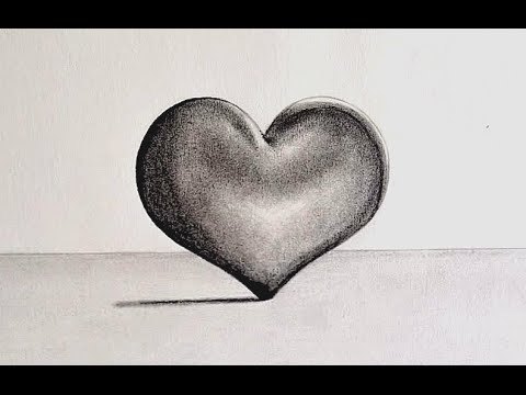Como dibujar un corazón en 3D