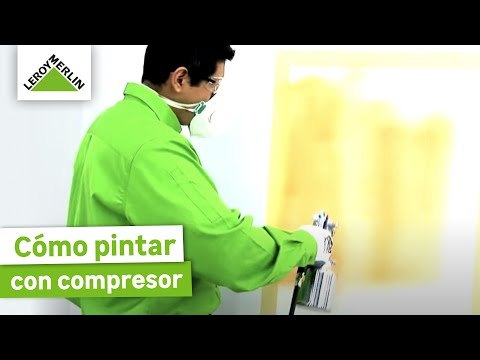 Como pintar paredes con compresor