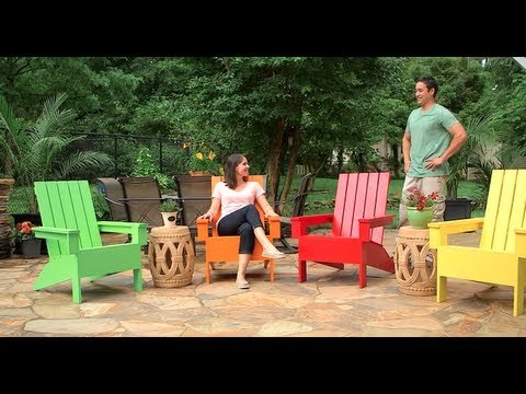 Como construir una silla de jardín