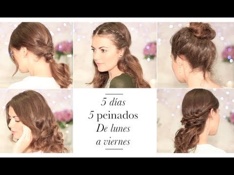 5 peinados fáciles de hacer 
