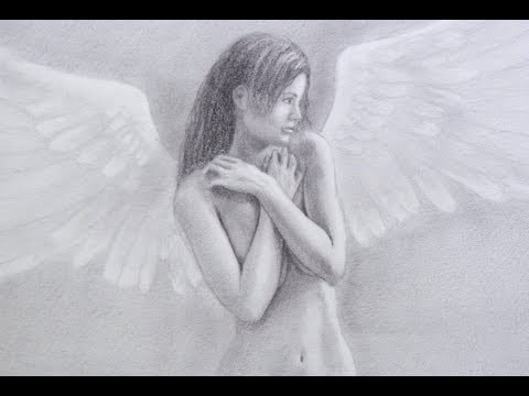 Como dibujar un ángel