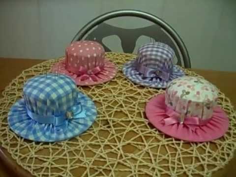 Como hacer sombreros alfileteros