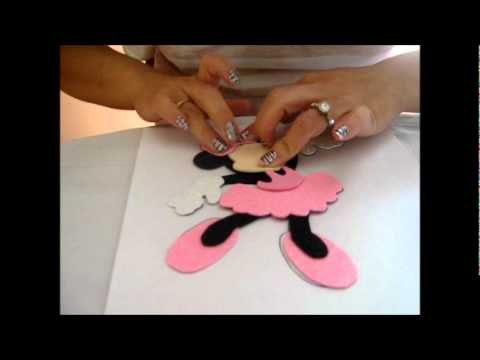 Como hacer un centro de mesa de Minni Mouse