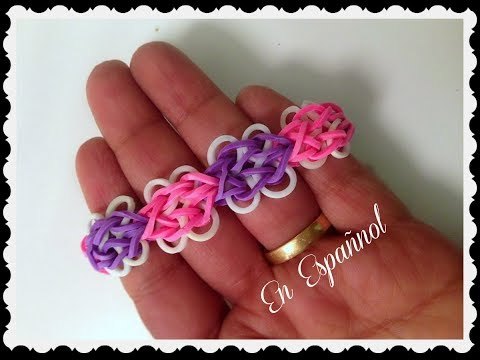 Pulsera de flores mariposa