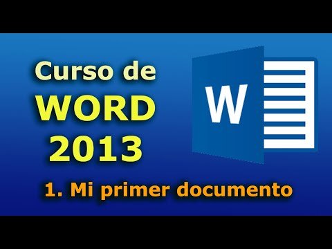 Curso de Word 2013. Parte 1