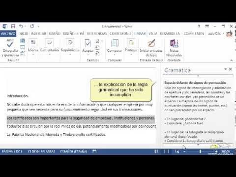 Curso de Word 2013. Parte 11