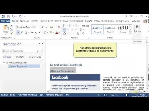 Curso de Word 2013. Parte 18