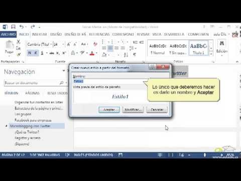 Curso de Word 2013. Parte 19
