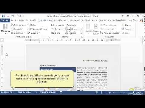 Curso de Word 2013. Parte 20