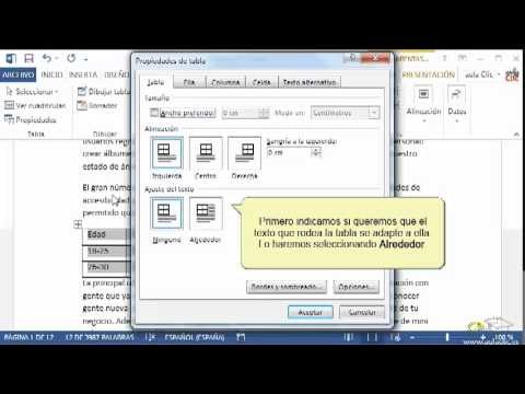 Curso de Word 2013. Parte 25