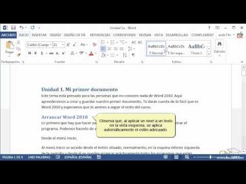 Curso de Word 2013. Parte 34