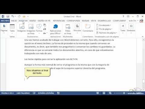 Curso de Word 2013. Parte 37