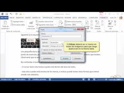 Curso de Word 2013. Parte 39