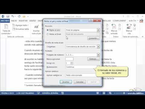 Curso de Word 2013. Parte 42