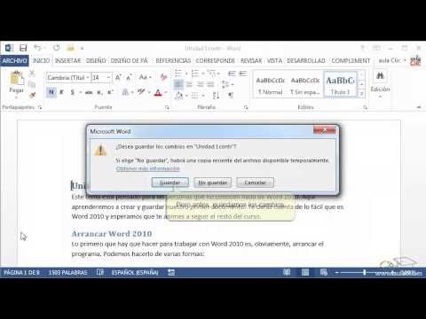 Curso de Word 2013. Parte 43