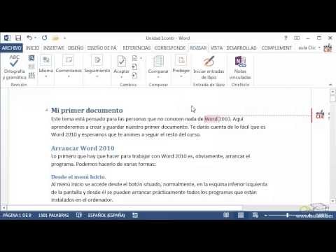 Curso de Word 2013. Parte 47