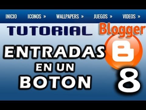 Como crear un blog en Blogger 2014  y editarlo. Parte 8