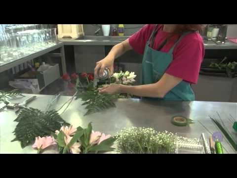 Técnicas de alambrado de flores